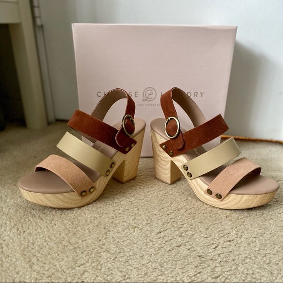 Chinese Laundry multicolor strap heels - Picture 5 of 8